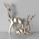 GobekUsa Deer Sculpture: Elegant Living Room Table Decoration & Christmas Gift