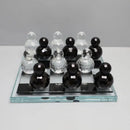 GobekUsa Geometric Glass Chess Set Table Ornament - Home Decor Figurines