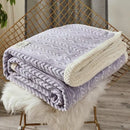 GobekUsa Coral Fleece Flannel Blanket: Cozy Single/Queen Size Little Quilt - Winter Office/Dorm Warmth