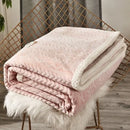 GobekUsa Coral Fleece Flannel Blanket: Cozy Single/Queen Size Little Quilt - Winter Office/Dorm Warmth