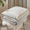 GobekUsa Coral Fleece Flannel Blanket: Cozy Single/Queen Size Little Quilt - Winter Office/Dorm Warmth