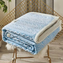 GobekUsa Coral Fleece Flannel Blanket: Cozy Single/Queen Size Little Quilt - Winter Office/Dorm Warmth