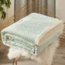 GobekUsa Coral Fleece Flannel Blanket: Cozy Single/Queen Size Little Quilt - Winter Office/Dorm Warmth