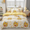 GobekUsa Cartoon King Size Duvet Set 220x240 with Pillowcase - Skin Friendly & Comfortable