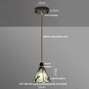 Geometric brass and clear glass led pendant light dining room by Decorbites