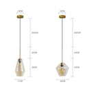 GobekUsa Glass Chandelier Lighting for Home Dining Room Kitchen Decor Pendant Lights