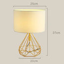 GobekUsa Linen Fabric LED Table Lamp Creative Gift Night Lamp
