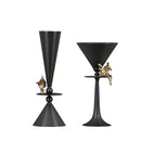 GobekUsa Geometric Bronze Vase for Home Decor