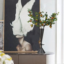 GobekUsa Geometric Bronze Vase for Home Decor