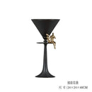 GobekUsa Geometric Bronze Vase for Home Decor