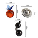 GobekUsa Geometric Butterfly Crystal Ball Home Decor Figurine