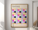 GobekUsa Geometric Canvas Poster - Modern Bauhaus Style