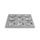 GobekUsa Geometric Checkerboard Grid Leather Chess Transparent Chessboard Home Decor Figurines