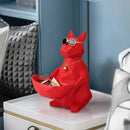 GobekUsa Cool Cat Resin Figurine Table Statue Decor Sculpture Ornamental Figurines