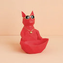 GobekUsa Cool Cat Resin Figurine Table Statue Decor Sculpture Ornamental Figurines