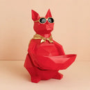 GobekUsa Cool Cat Resin Figurine Table Statue Decor Sculpture Ornamental Figurines