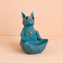 GobekUsa Cool Cat Resin Figurine Table Statue Decor Sculpture Ornamental Figurines
