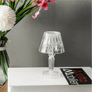 Geometric crystal diamond led night light for bedroom reading by Decorbites