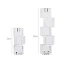 GobekUsa Geometric Crystal Glass Candle Holder - Home Decor Accent