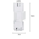GobekUsa Geometric Crystal Glass Candle Holder - Home Decor Accent