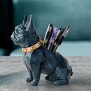 GobekUsa Dog Resin Pen Holder Desk Organizer Office Accessories Storage Pencil Pot