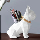 GobekUsa Dog Resin Pen Holder Desk Organizer Office Accessories Storage Pencil Pot