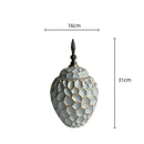 GobekUsa Geometric Diamond Check Ceramic Vase: Home Decor Floral Arrangement & Accessories