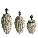 GobekUsa Geometric Diamond Check Ceramic Vase: Home Decor Floral Arrangement & Accessories