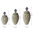 GobekUsa Geometric Diamond Check Ceramic Vase: Home Decor Floral Arrangement & Accessories
