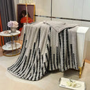 GobekUsa Double Layer Lamb Fleece Blanket: Soft & Warm for Office, Bedroom, Sofa.