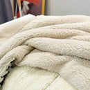 GobekUsa Double Layer Lamb Fleece Blanket: Soft & Warm for Office, Bedroom, Sofa.