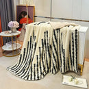 GobekUsa Double Layer Lamb Fleece Blanket: Soft & Warm for Office, Bedroom, Sofa.