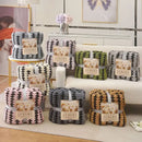 GobekUsa Double Layer Lamb Fleece Blanket: Soft & Warm for Office, Bedroom, Sofa.