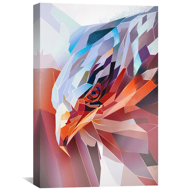 Geometric Eagle Canvas