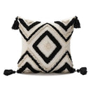 Geometric embroidery boho cushion cover living room throw pillow by Decorbites