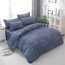 GobekUsa Geometric Floral Bedding Set with Quilt Cover, Duvet Cover, Sheet, and Pillows