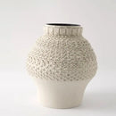 GobekUsa Geometric Folding Ceramic Flower Vase Home Decor Handicrafts