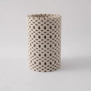GobekUsa Geometric Folding Ceramic Flower Vase Home Decor Handicrafts