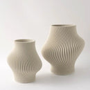 GobekUsa Geometric Folding Ceramic Flower Vase Home Decor Handicrafts