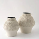 GobekUsa Geometric Folding Ceramic Flower Vase Home Decor Handicrafts