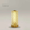 GobekUsa Crystal Table Lamp: Modern Luxury Dimmable LED Desk Light for Living Room & Study