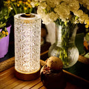 GobekUsa Crystal Table Lamp: Modern Luxury Dimmable LED Desk Light for Living Room & Study