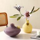 GobekUsa Geometric Glass Sphere Vase for Home Decor and Flower Arrangements