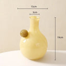 GobekUsa Geometric Glass Sphere Vase for Home Decor and Flower Arrangements