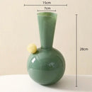 GobekUsa Geometric Glass Sphere Vase for Home Decor and Flower Arrangements