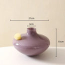GobekUsa Geometric Glass Sphere Vase for Home Decor and Flower Arrangements
