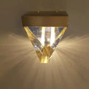 GobekUsa Crystal LED Wall Sconce: Elegant Chrome/Gold Bedside Lamp for Home/Hotel Interiors
