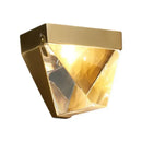 GobekUsa Crystal LED Wall Sconce: Elegant Chrome/Gold Bedside Lamp for Home/Hotel Interiors