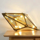 GobekUsa Diamond Glass LED Pendant Lights for Bar Restaurant Home Chandelier