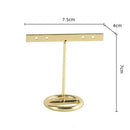 GobekUsa Golden Geometric Jewelry Display Rack - Desktop Storage & Home Decoration